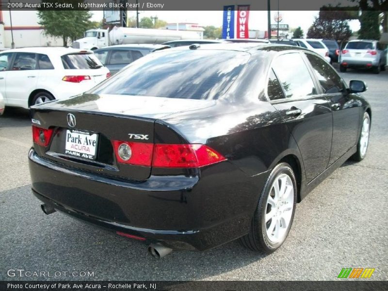 Nighthawk Black Pearl / Ebony 2008 Acura TSX Sedan