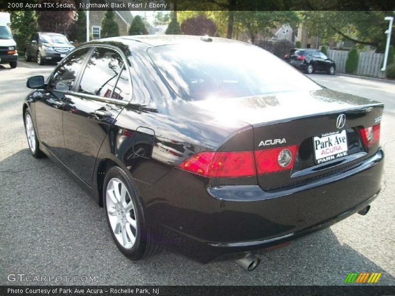 Nighthawk Black Pearl / Ebony 2008 Acura TSX Sedan