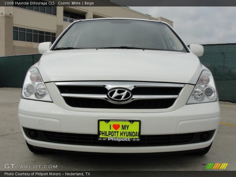 Cosmic White / Beige 2008 Hyundai Entourage GLS