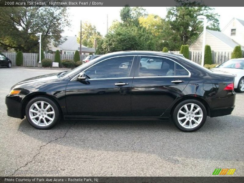 Nighthawk Black Pearl / Ebony 2008 Acura TSX Sedan