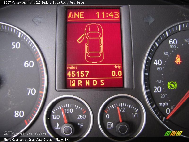 Salsa Red / Pure Beige 2007 Volkswagen Jetta 2.5 Sedan