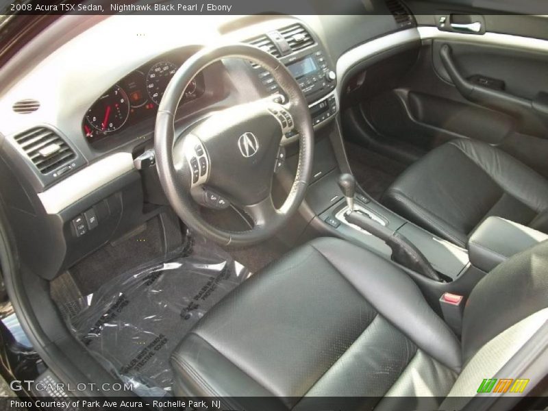  2008 TSX Sedan Ebony Interior