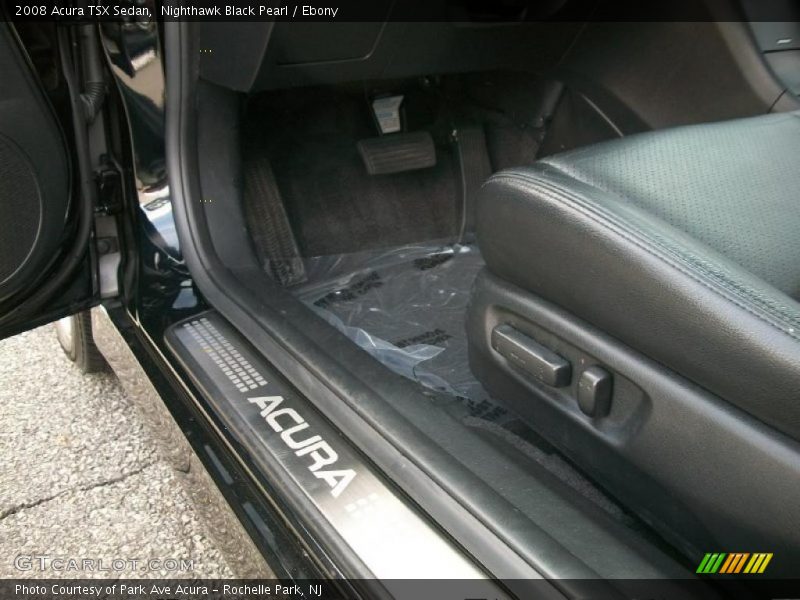 Nighthawk Black Pearl / Ebony 2008 Acura TSX Sedan