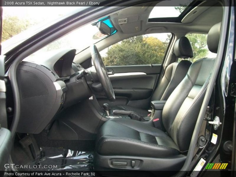 Nighthawk Black Pearl / Ebony 2008 Acura TSX Sedan