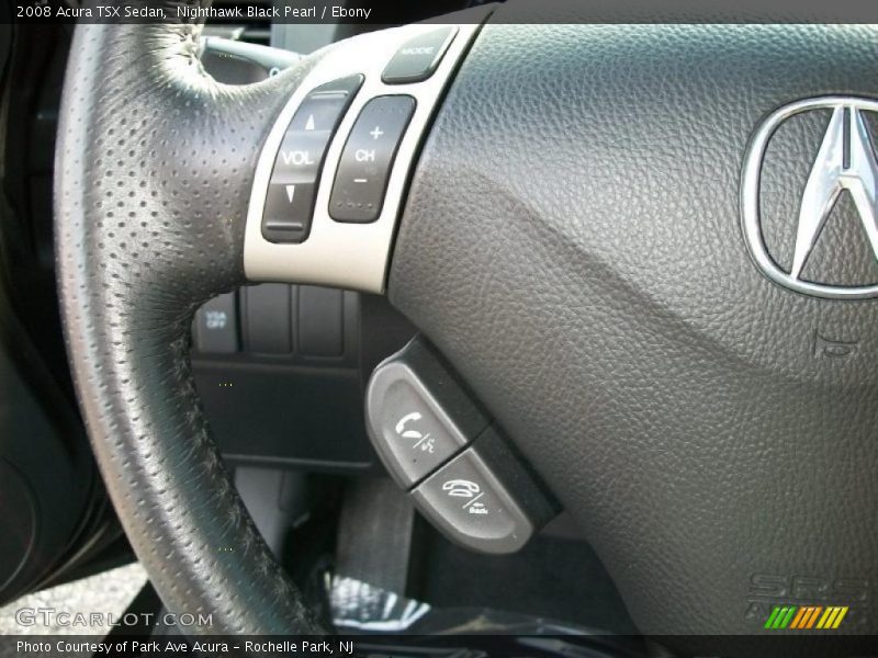 Nighthawk Black Pearl / Ebony 2008 Acura TSX Sedan
