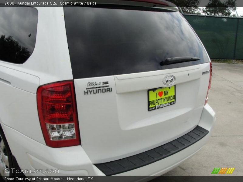 Cosmic White / Beige 2008 Hyundai Entourage GLS