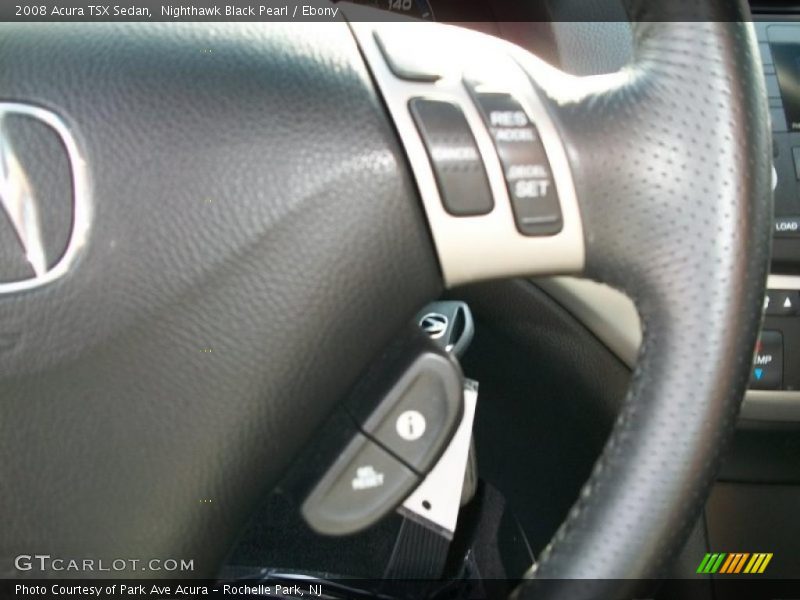 Nighthawk Black Pearl / Ebony 2008 Acura TSX Sedan