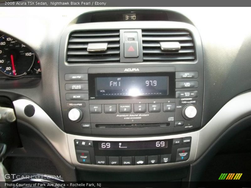 Controls of 2008 TSX Sedan