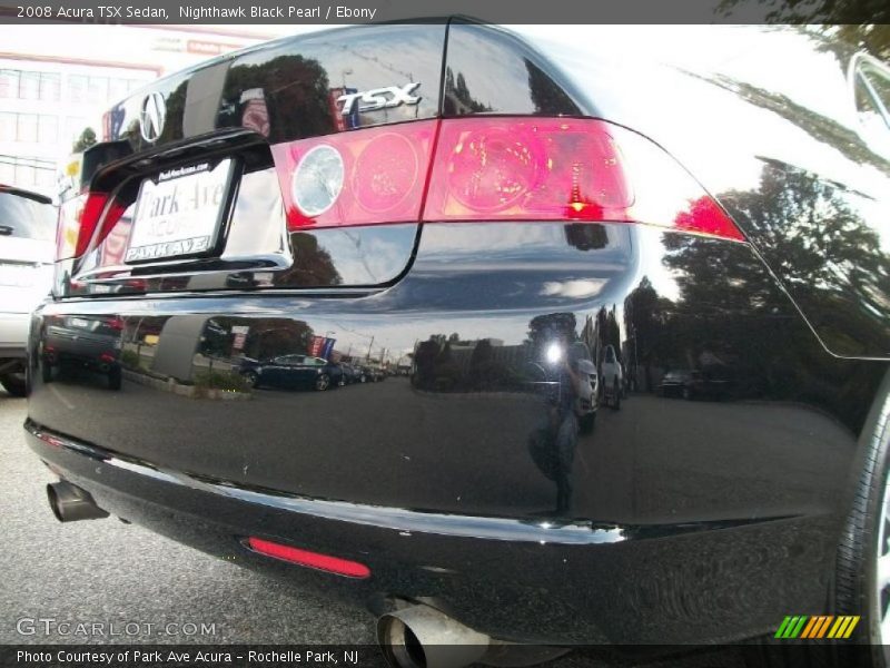 Nighthawk Black Pearl / Ebony 2008 Acura TSX Sedan