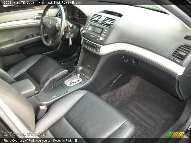  2008 TSX Sedan Ebony Interior