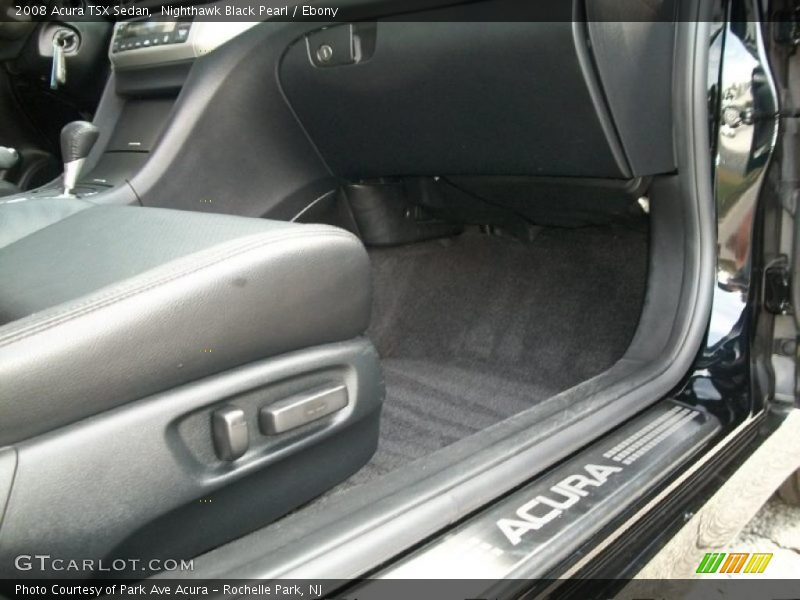 Nighthawk Black Pearl / Ebony 2008 Acura TSX Sedan