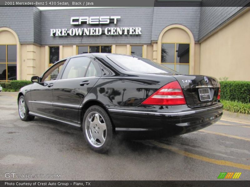 Black / Java 2001 Mercedes-Benz S 430 Sedan