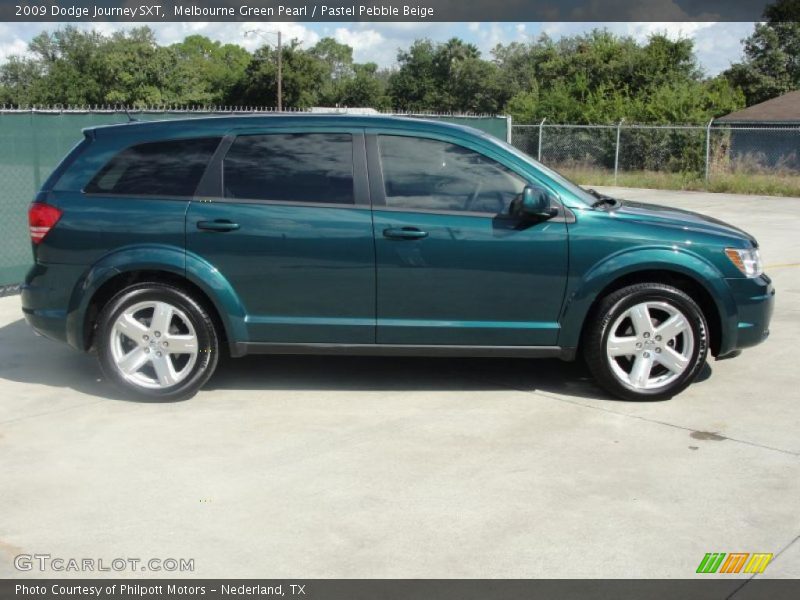 Melbourne Green Pearl / Pastel Pebble Beige 2009 Dodge Journey SXT