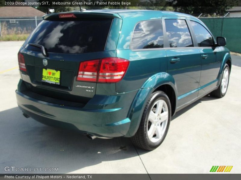 Melbourne Green Pearl / Pastel Pebble Beige 2009 Dodge Journey SXT