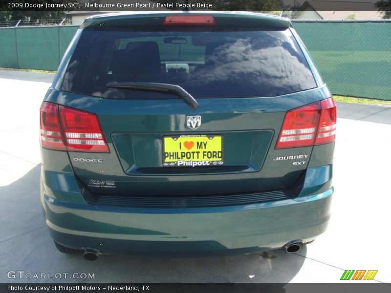 Melbourne Green Pearl / Pastel Pebble Beige 2009 Dodge Journey SXT
