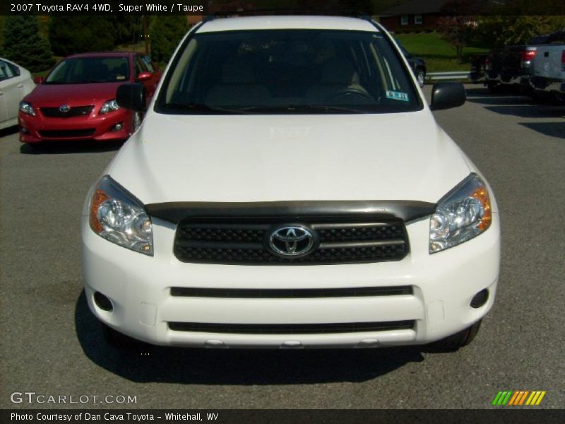 Super White / Taupe 2007 Toyota RAV4 4WD