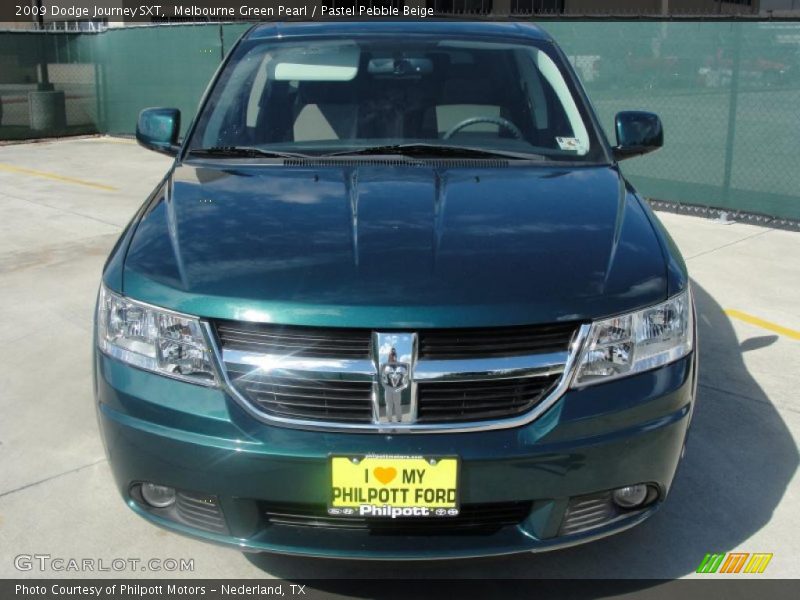 Melbourne Green Pearl / Pastel Pebble Beige 2009 Dodge Journey SXT
