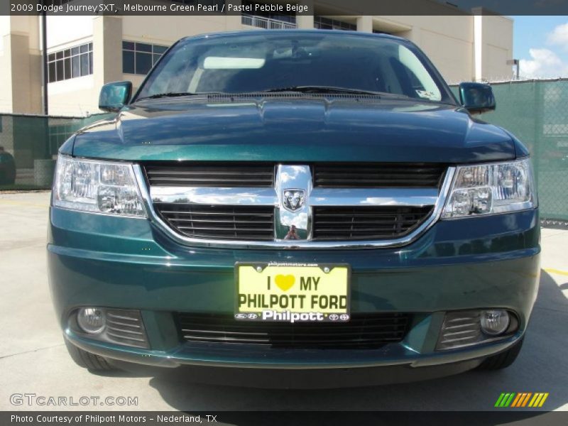 Melbourne Green Pearl / Pastel Pebble Beige 2009 Dodge Journey SXT
