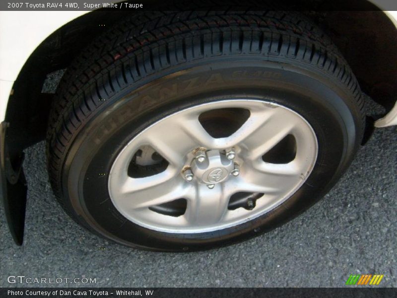 Super White / Taupe 2007 Toyota RAV4 4WD