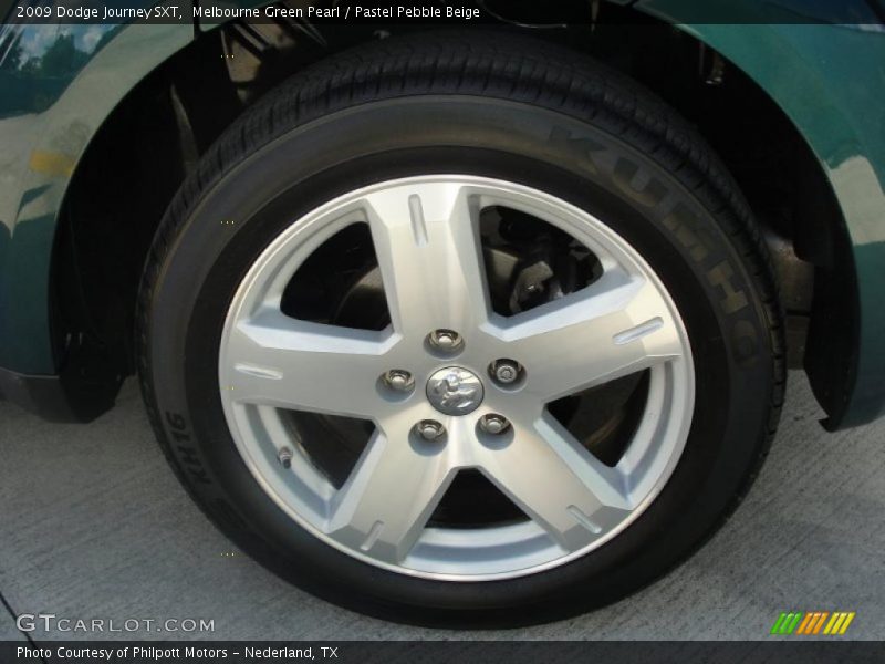 Melbourne Green Pearl / Pastel Pebble Beige 2009 Dodge Journey SXT
