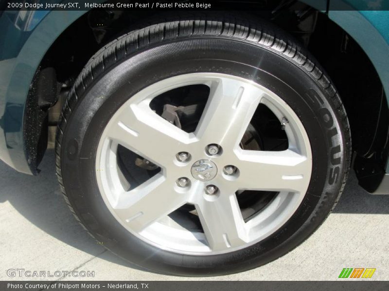 Melbourne Green Pearl / Pastel Pebble Beige 2009 Dodge Journey SXT