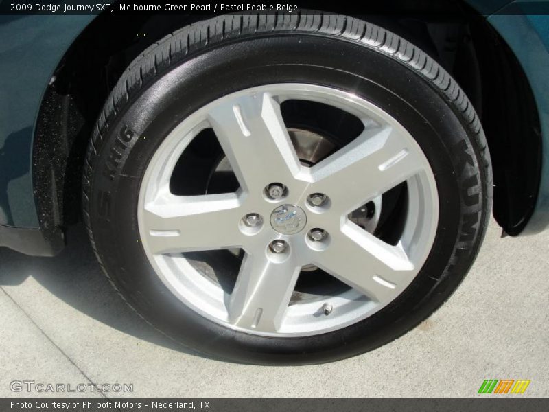 Melbourne Green Pearl / Pastel Pebble Beige 2009 Dodge Journey SXT
