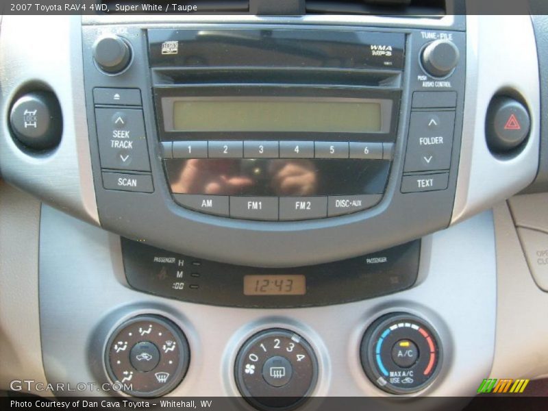 Super White / Taupe 2007 Toyota RAV4 4WD