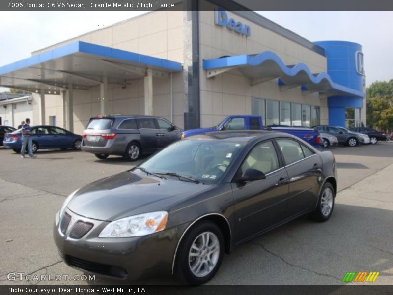 Granite Metallic / Light Taupe 2006 Pontiac G6 V6 Sedan
