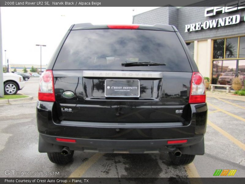 Narvik Black / Alpaca Beige 2008 Land Rover LR2 SE