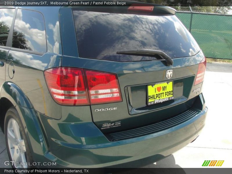 Melbourne Green Pearl / Pastel Pebble Beige 2009 Dodge Journey SXT