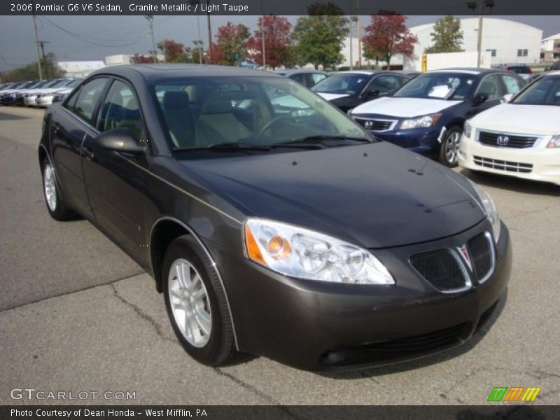 Granite Metallic / Light Taupe 2006 Pontiac G6 V6 Sedan