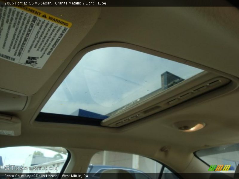 Granite Metallic / Light Taupe 2006 Pontiac G6 V6 Sedan