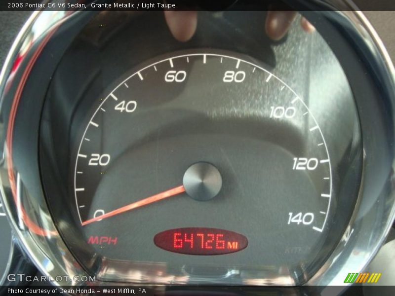 Granite Metallic / Light Taupe 2006 Pontiac G6 V6 Sedan