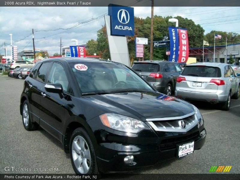 Nighthawk Black Pearl / Taupe 2008 Acura RDX