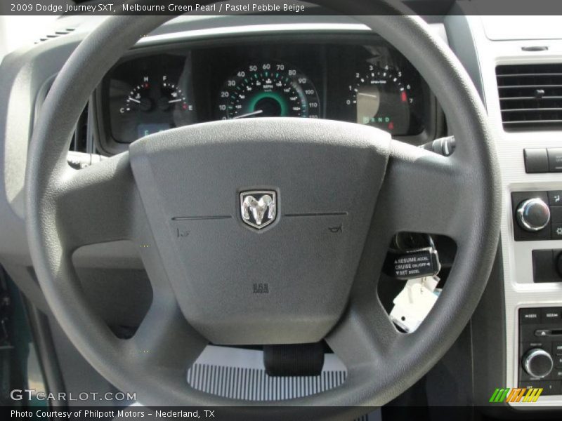 Melbourne Green Pearl / Pastel Pebble Beige 2009 Dodge Journey SXT