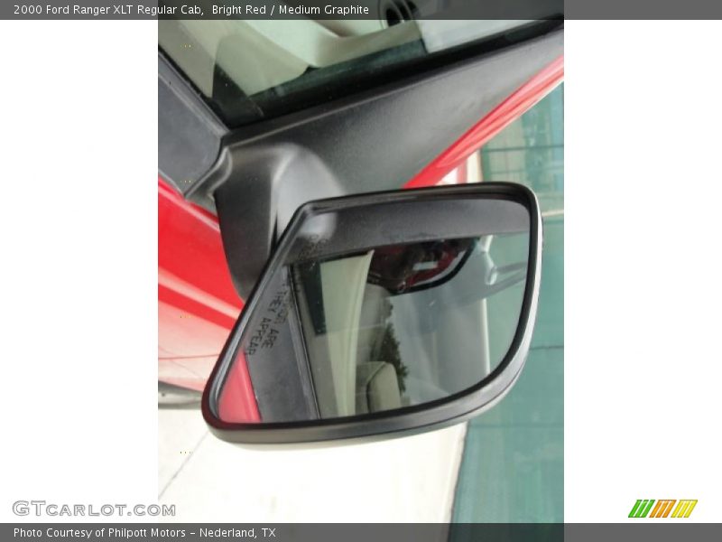 Bright Red / Medium Graphite 2000 Ford Ranger XLT Regular Cab