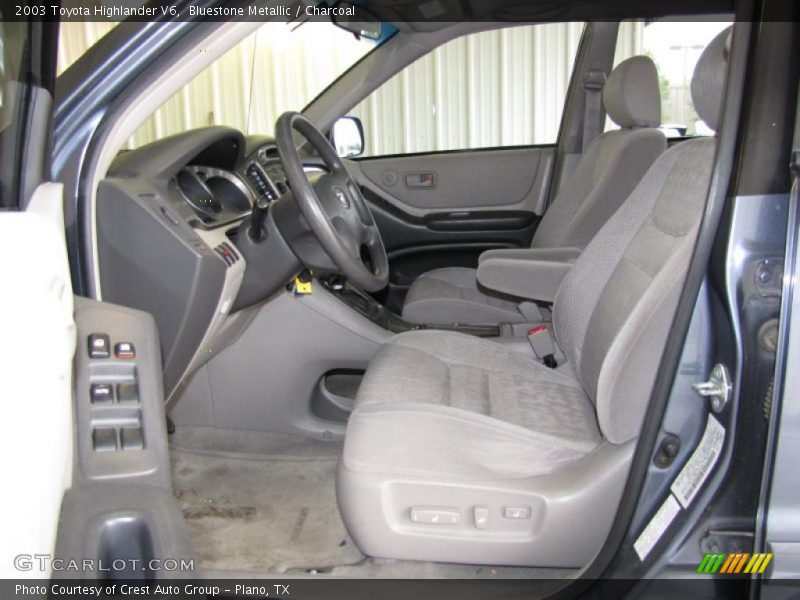 Bluestone Metallic / Charcoal 2003 Toyota Highlander V6