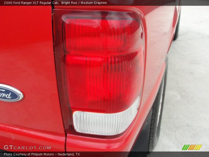 Bright Red / Medium Graphite 2000 Ford Ranger XLT Regular Cab