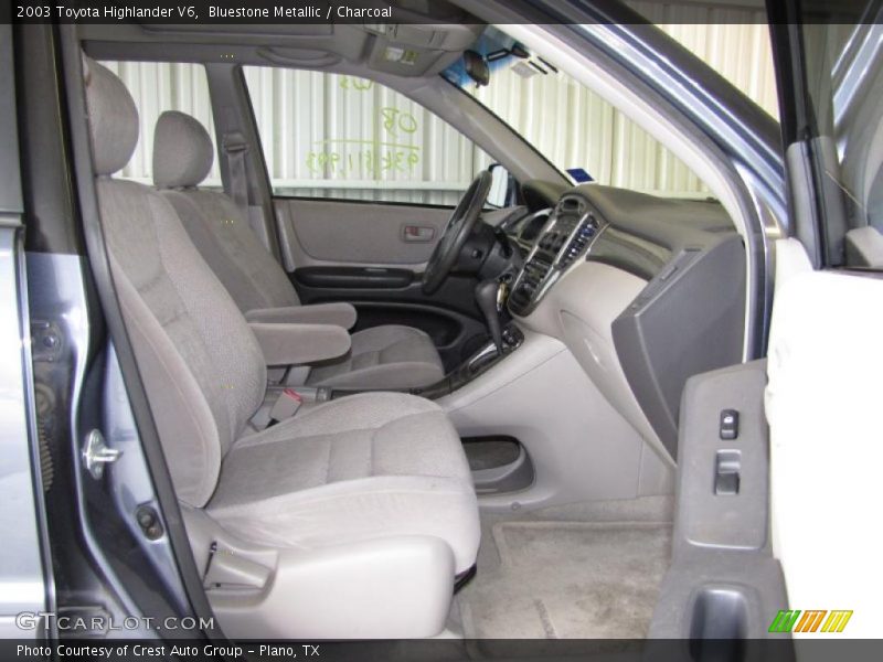 Bluestone Metallic / Charcoal 2003 Toyota Highlander V6