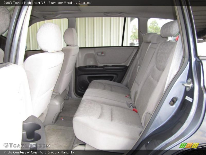 Bluestone Metallic / Charcoal 2003 Toyota Highlander V6