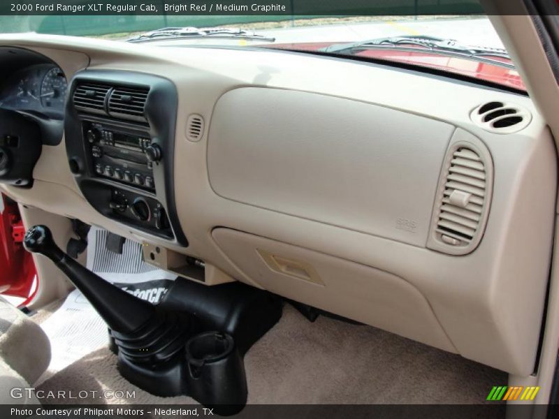  2000 Ranger XLT Regular Cab Medium Graphite Interior