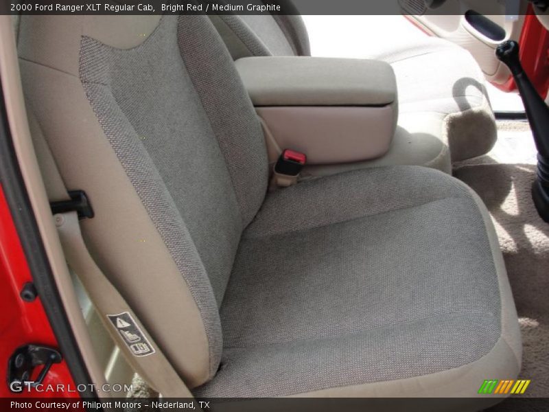  2000 Ranger XLT Regular Cab Medium Graphite Interior