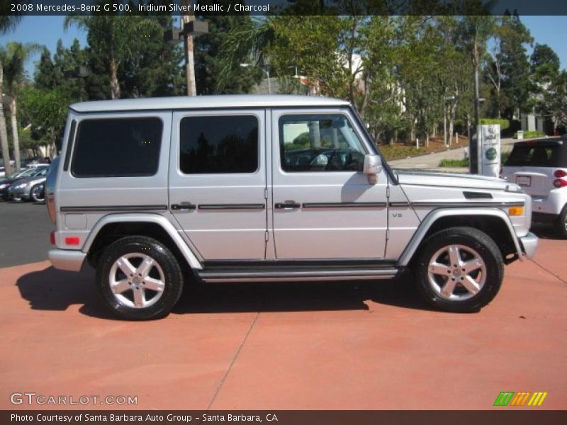 Iridium Silver Metallic / Charcoal 2008 Mercedes-Benz G 500