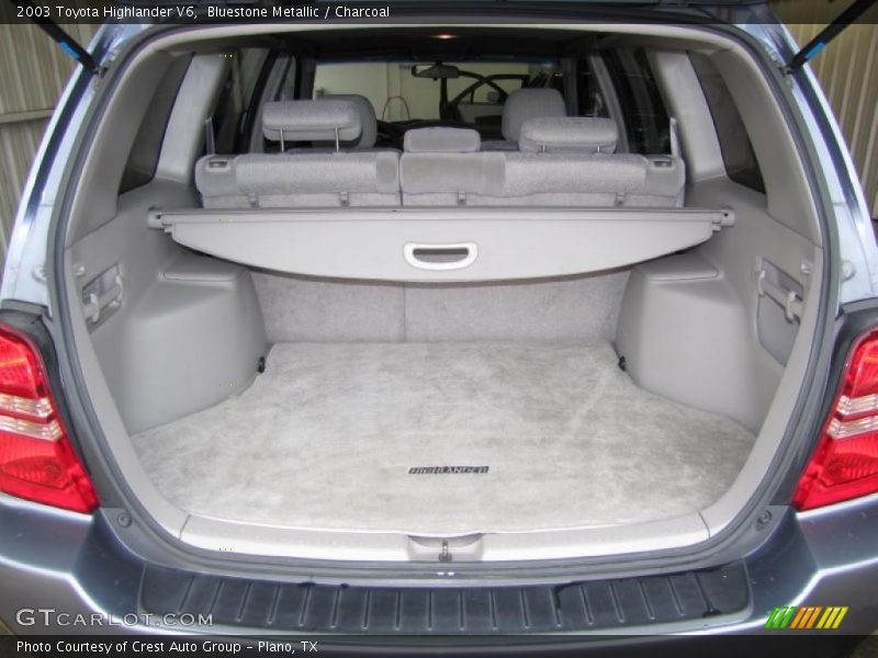 Bluestone Metallic / Charcoal 2003 Toyota Highlander V6