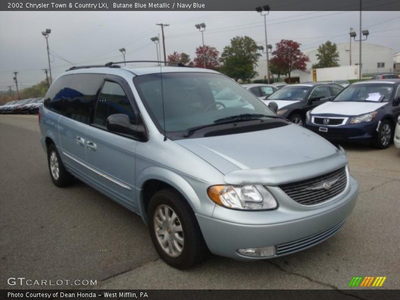 Butane Blue Metallic / Navy Blue 2002 Chrysler Town & Country LXi