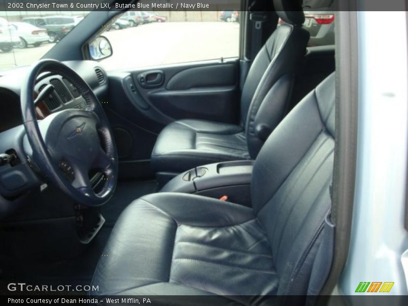  2002 Town & Country LXi Navy Blue Interior