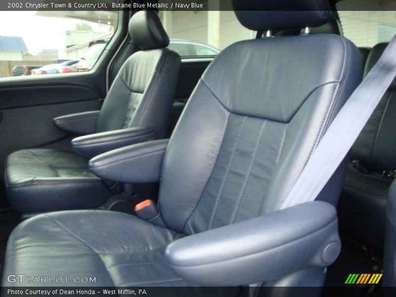  2002 Town & Country LXi Navy Blue Interior