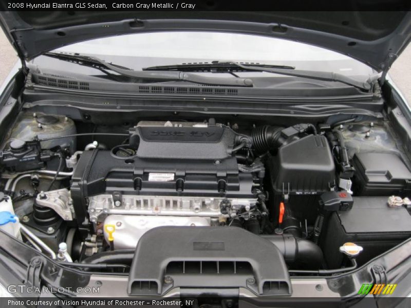  2008 Elantra GLS Sedan Engine - 2.0 Liter DOHC 16-Valve VVT 4 Cylinder