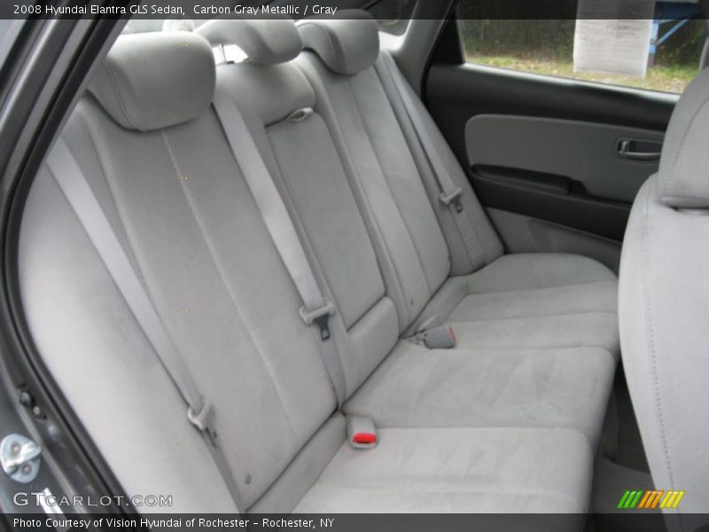  2008 Elantra GLS Sedan Gray Interior