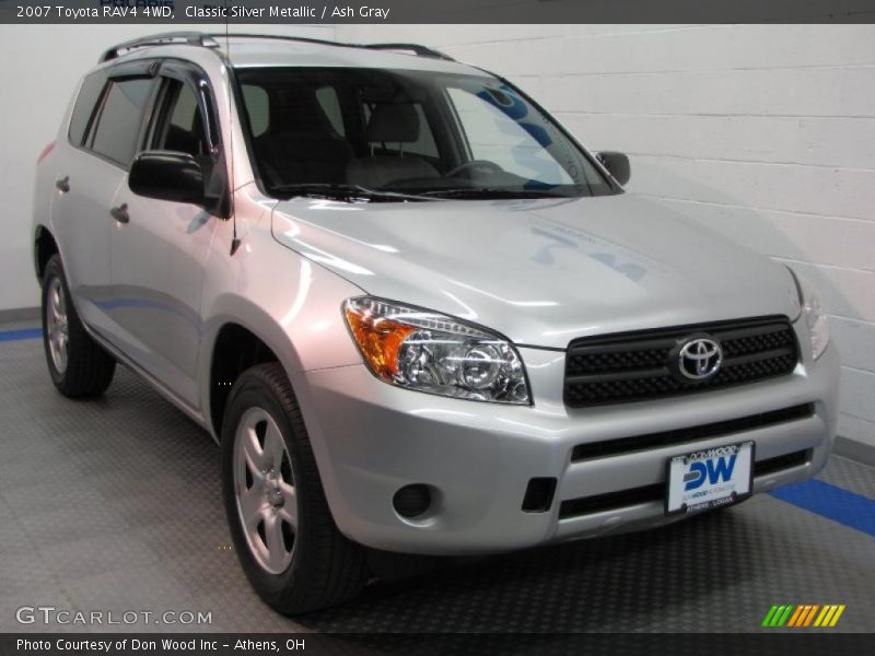 Classic Silver Metallic / Ash Gray 2007 Toyota RAV4 4WD
